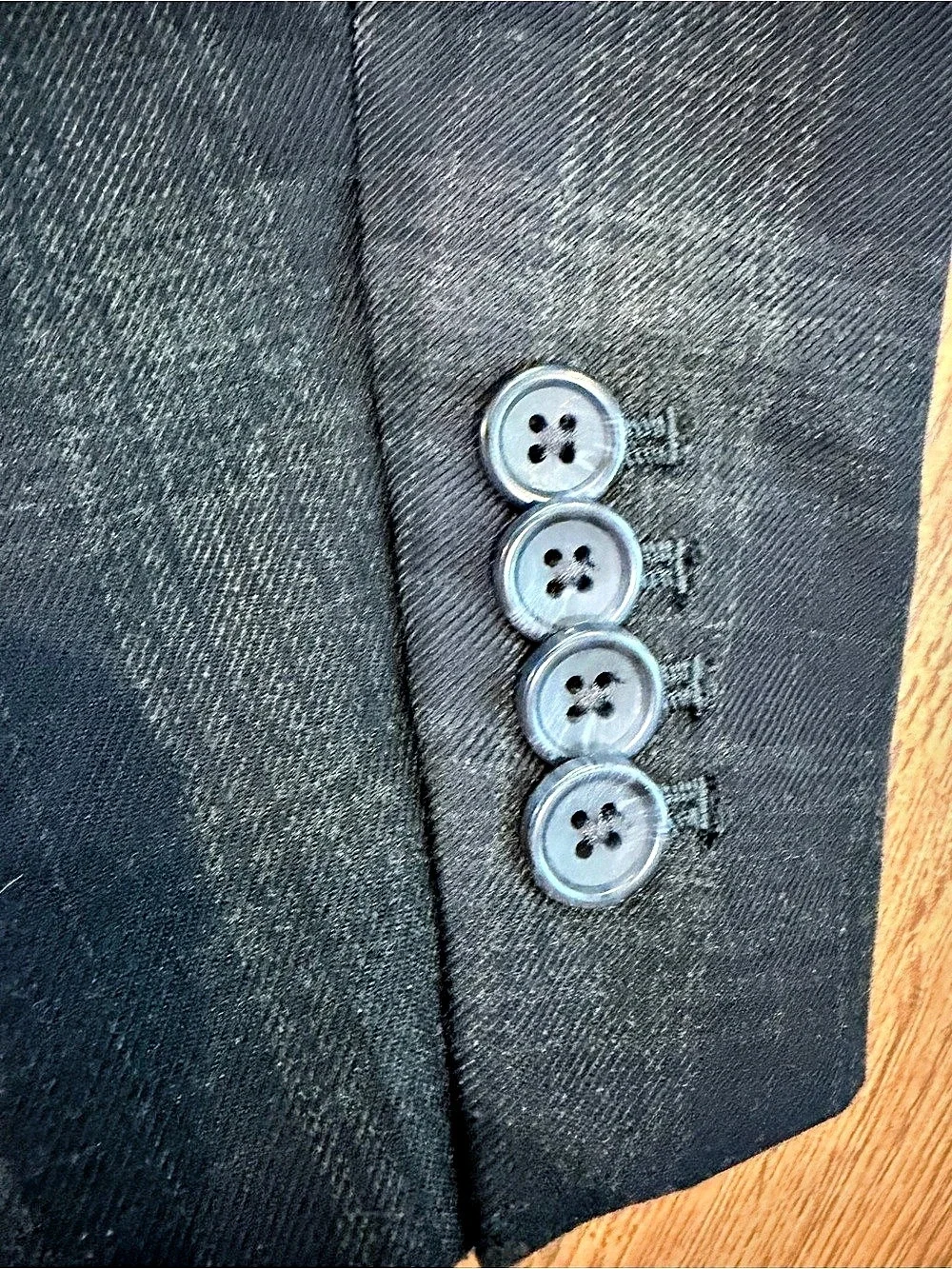 Banana Republic Tailored Fit Plaid Blazer Blue Size 46